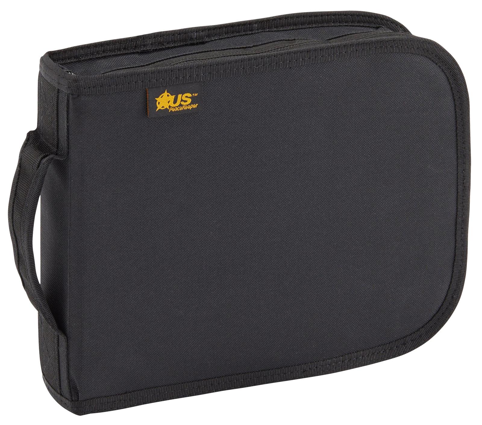 US PeaceKeeper P26108 Handgun Case Black Holds 1 Handgun Polyester