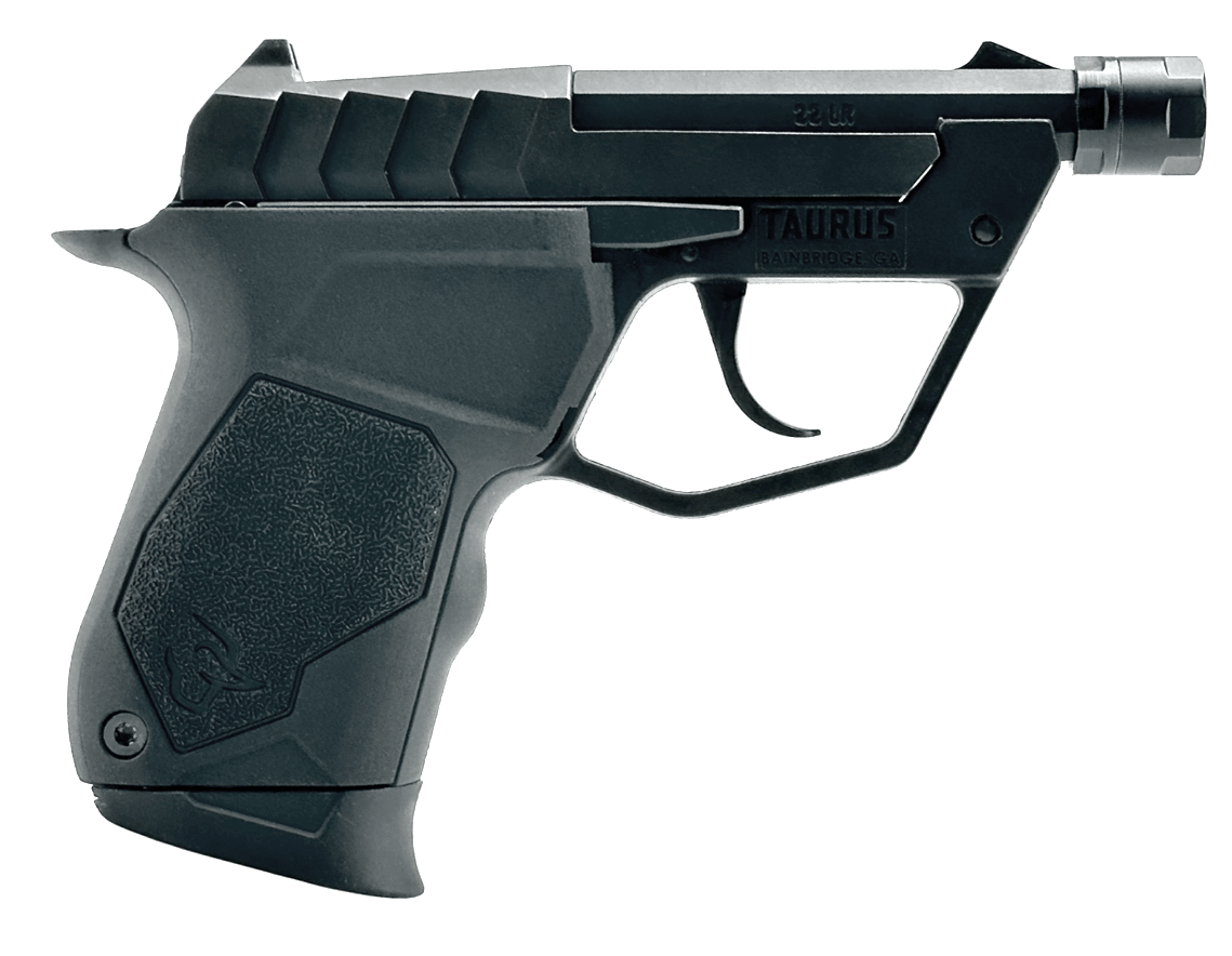Taurus 1-22TUC131-TH 22TUC Micro Compact Frame 22 LR 9+1 3.10" Black Threaded Barrel, Matte Black Stainless Steel Slide, Black Polymer Frame
