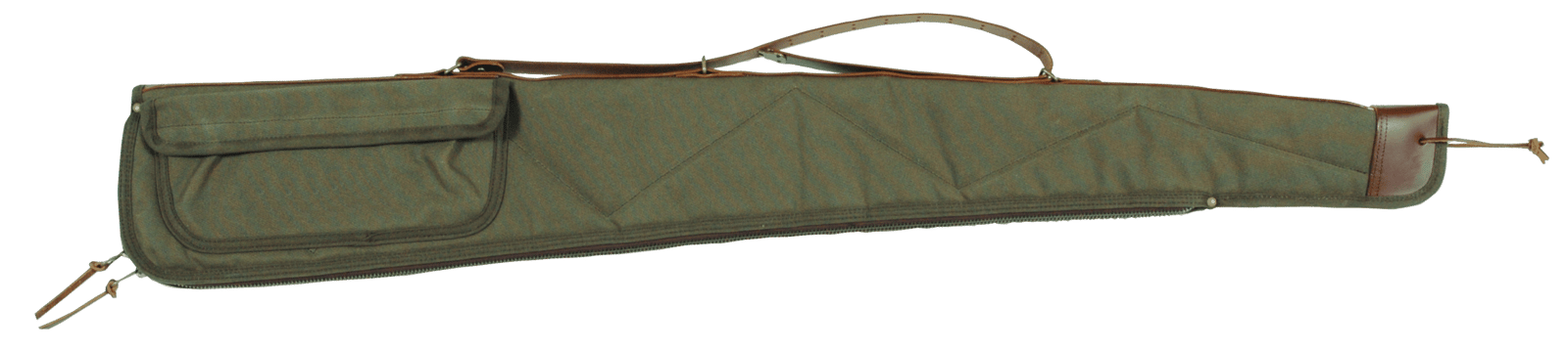 Bob Allen 14533 Canvas Shotgun Case Green Canvas 44" Long Shotgun