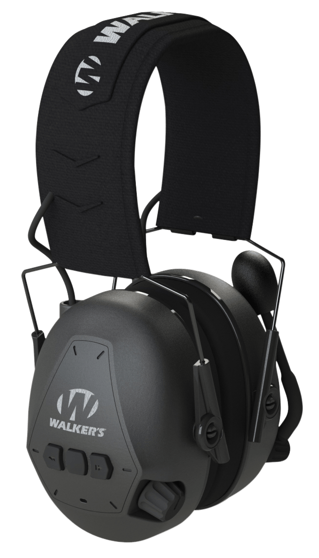 Walker's GWPBTPAS Bluetooth Passive Muff 26 dB Over the Head Black Polymer