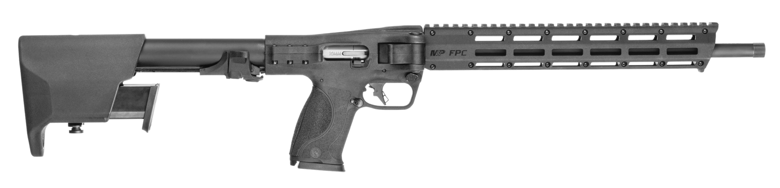 S&W M&P FPC 14167 10MM AUTO 16.25 15R BLK