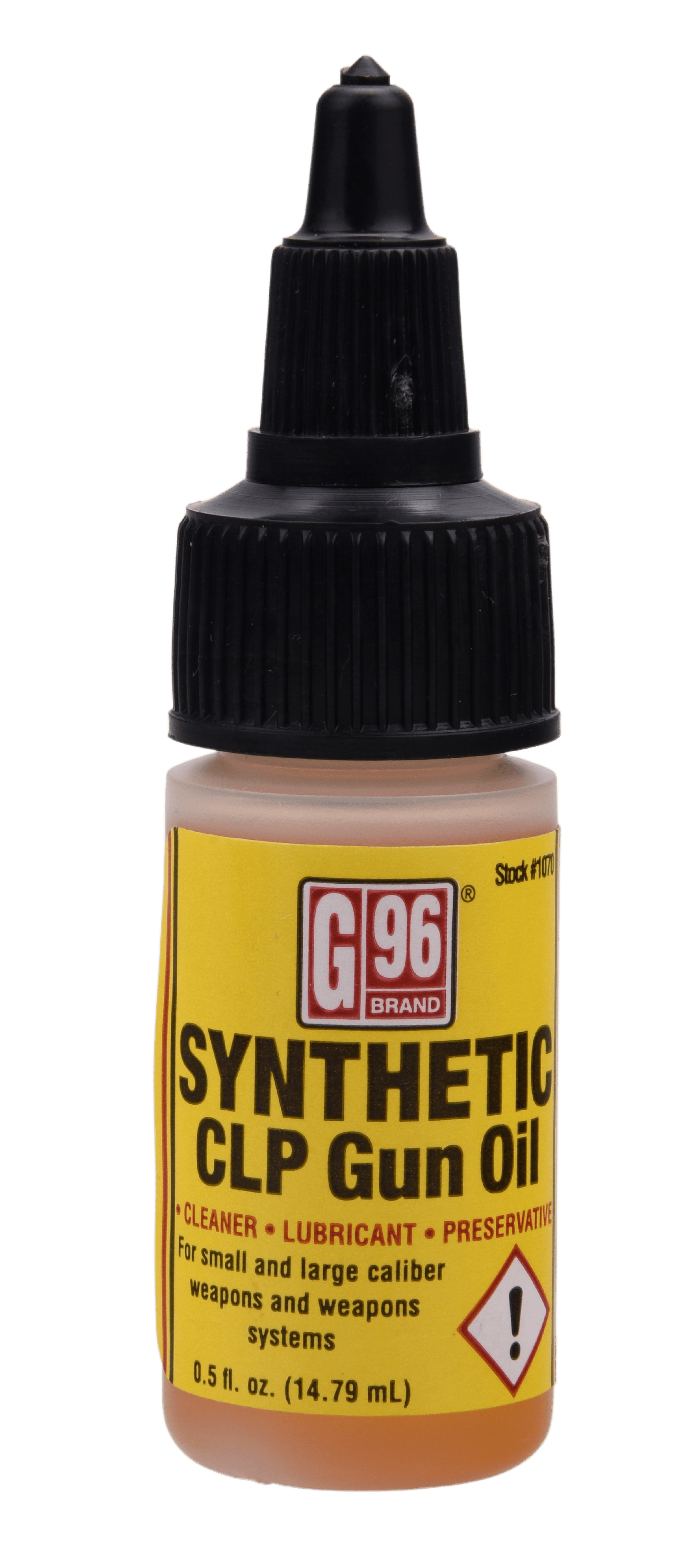G96 1070 Gun Oil Cleans, Lubricates, Prevents Rust & Corrosion 0.50 oz Squeeze Tube