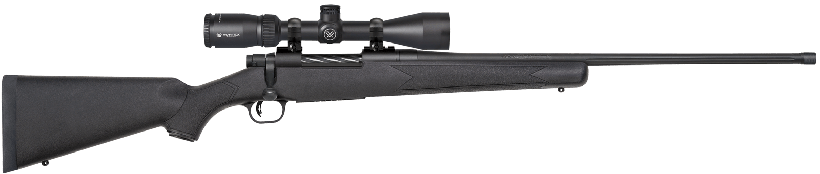 Mossberg 28123 Patriot 300 Win Mag 3+1 24" Black Black Right Hand