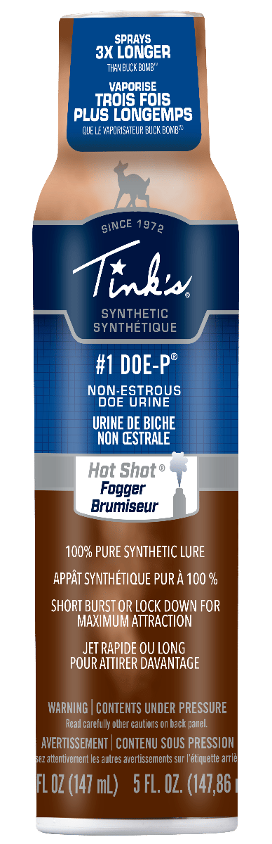 Tinks W5272BL #1 Doe-P Synthetic Deer Attractant Doe Urine Scent 5 oz Aerosol
