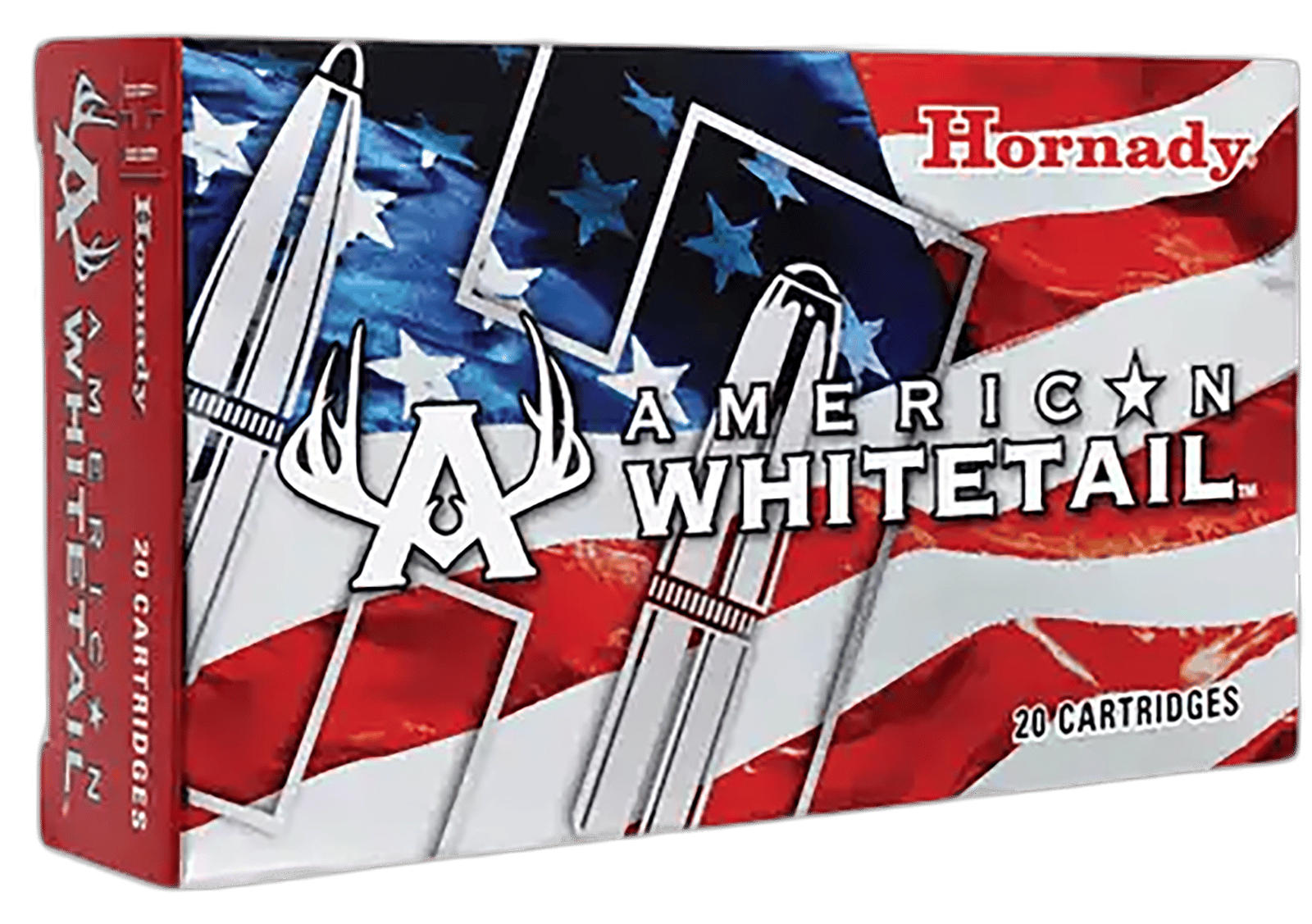 Hornady 80904 American Whitetail 308Win 165gr InterLock Spire Point 20 Per Box/10 Case