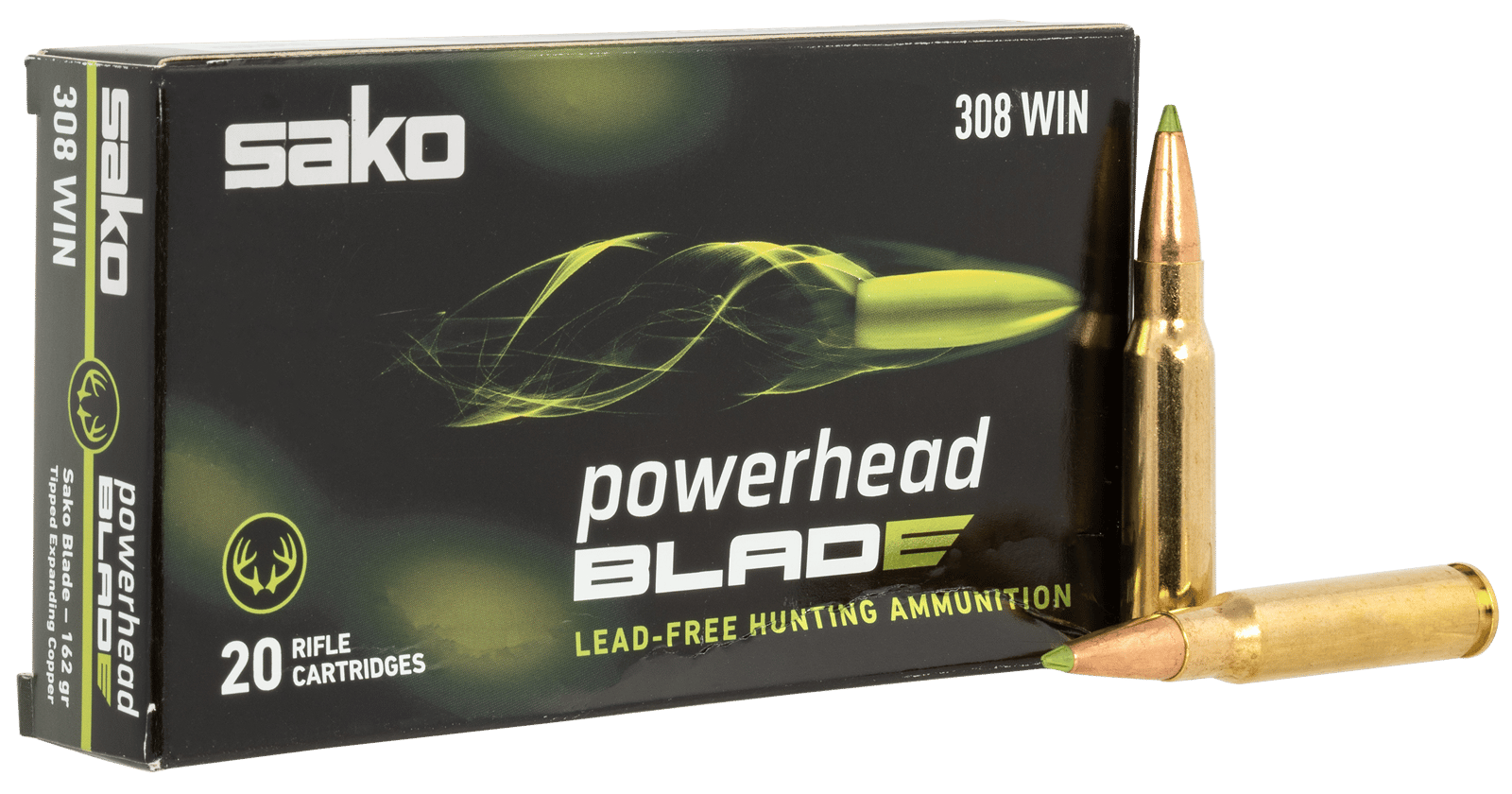 SAKO (TIKKA) PowerHead Blade 308Win 162gr 20 Per Box/10 Case