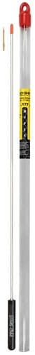 PRO SHOT STAINLESS 1PC AIRGUN CLEANING ROD 22.5" W/17CAL JAG