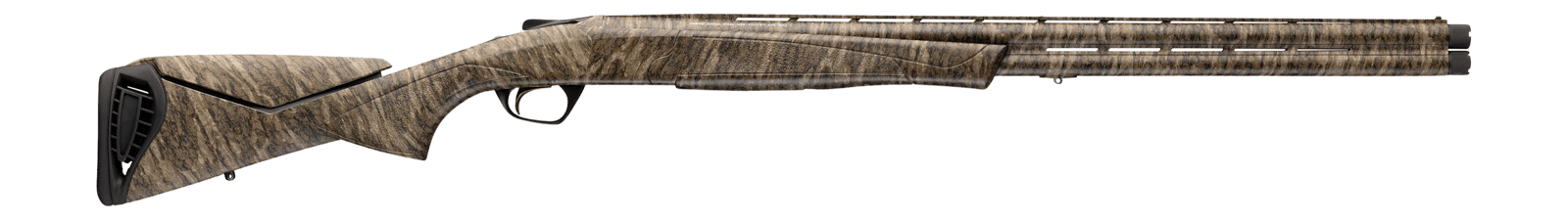 Browning 018736203 Cynergy 12 Gauge Break Open 3.50" 2rd 30" Overall Mossy Oak Bottomland Over/Under Vent Rib Barrel & Steel Receiver, Adj Comb Mossy Oak Bottomland Synthetic Stock