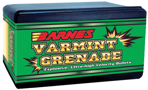 Barnes Bullets 30170 Varmint Grenade Ultra High Velocity 22Hornet 30gr Flat Base Hollow Point 100/Box