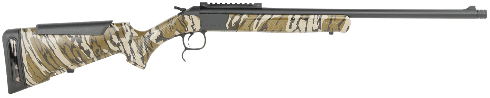 Retay USA GML20OGBL Gamelander 20 Gauge Single Shot 3" 1rd Black Deep Bore Barrel, Black Drilled & Tapped Receiver w/Picatinny Rail, Adj LOP OG Bottomland Synthetic Stock