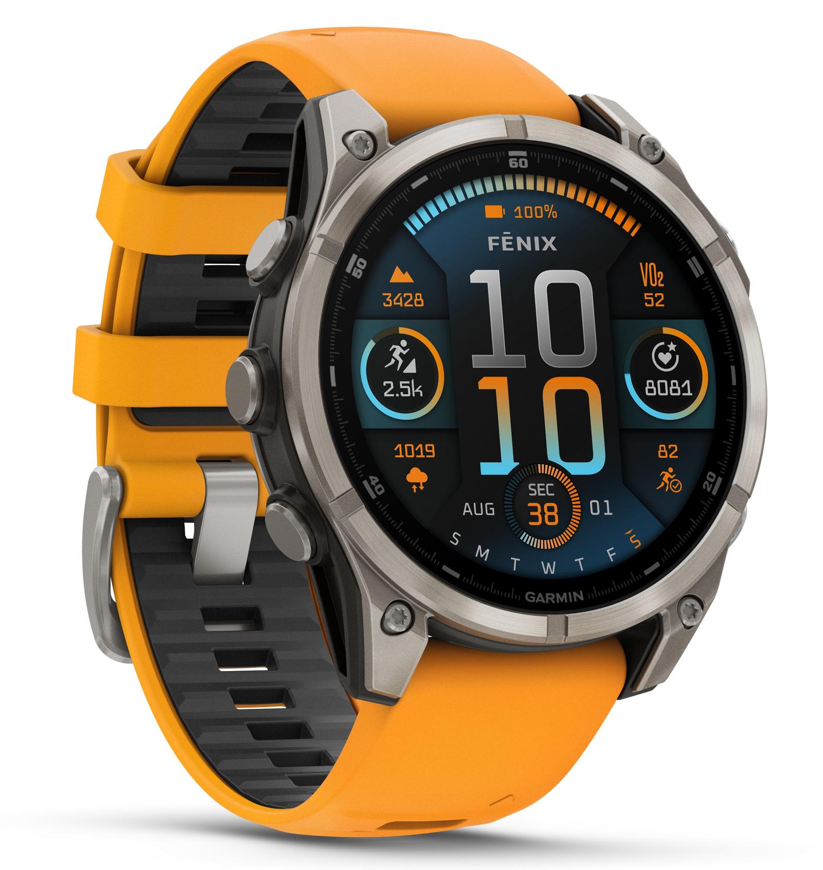 GAR 010-02904-10 FENIX8 47MM AMOLED ORNG/TTNM