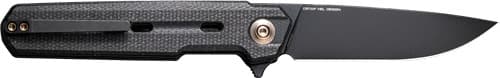 WE KNIFE NAVO 3.25" BLACK CANVAS MICARTA STONEWASH!