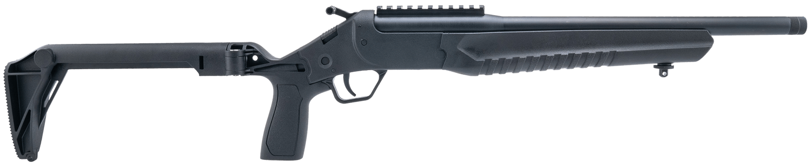 Rossi LWC0556-BKFS LWC 5.56x45mm NATO Single Shot 16.50" Black Oxide Threaded Barrel, Black Picatinny Rail Alloy Steel Receiver, Folding Black Polymer Stock