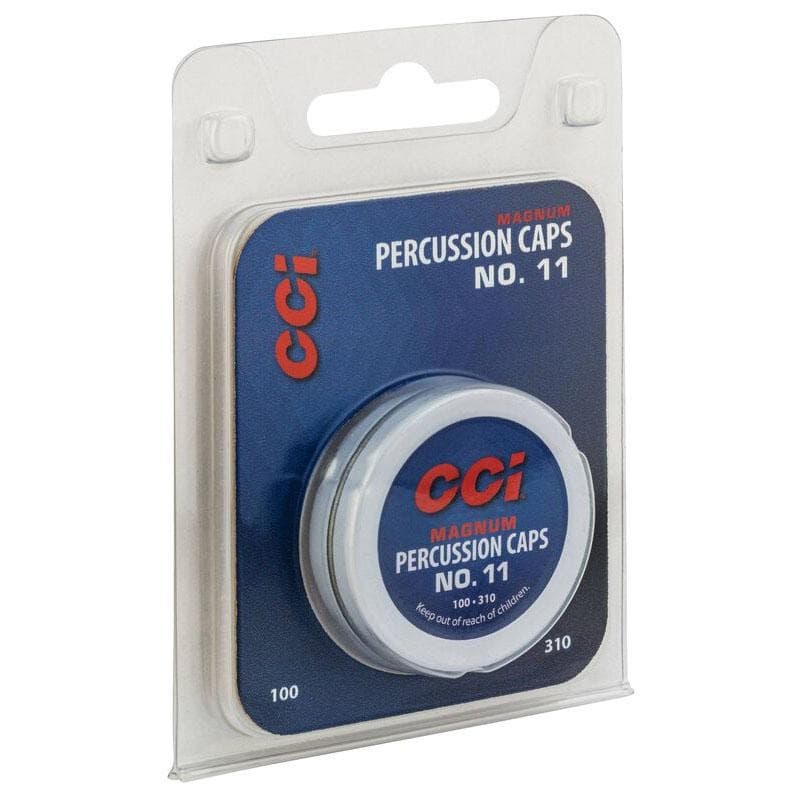 CCI #11 Magnum Percussion Caps for Muzzleloading - 1000/ct