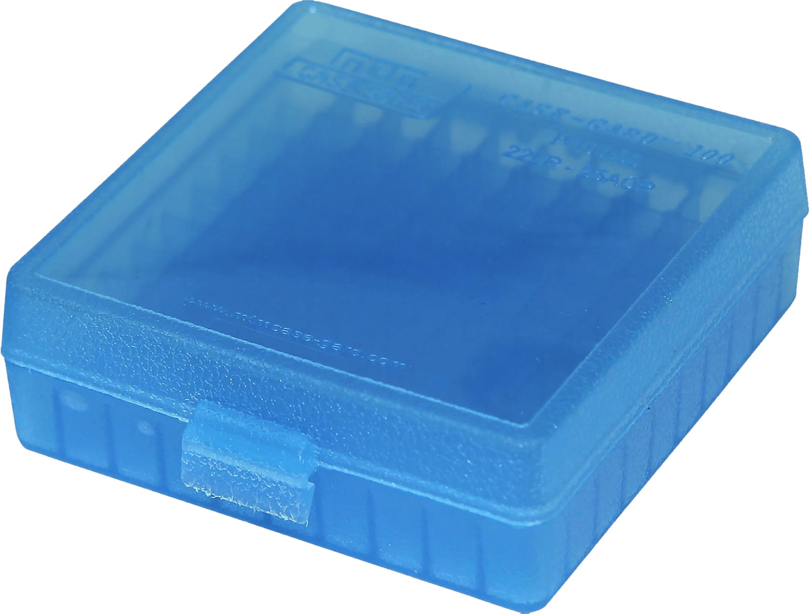 MTM Case-Gard P1002224 Ammo Box Flip-Top 22 LR Blue 100rd