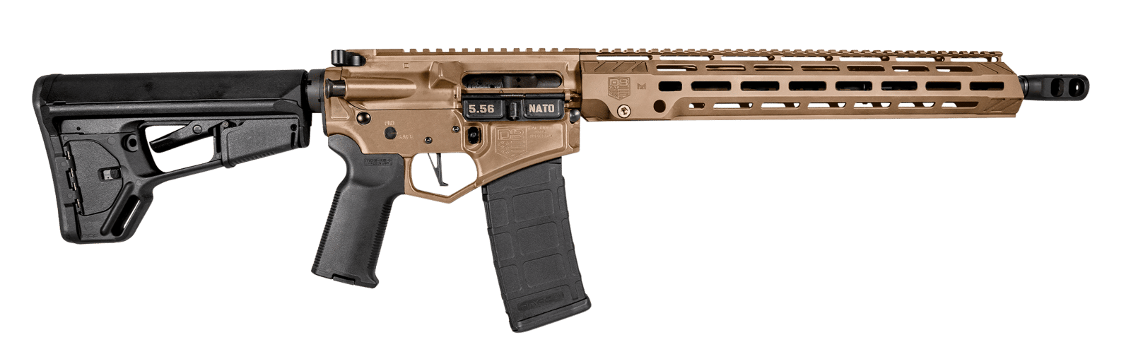 Diamondback DB1758K061 DB15 5.56x45mm NATO 16" 30+1 Flat Dark Earth Adjustable Magpul ACS-L Stock Black Magpul MOE-K2+ Grip