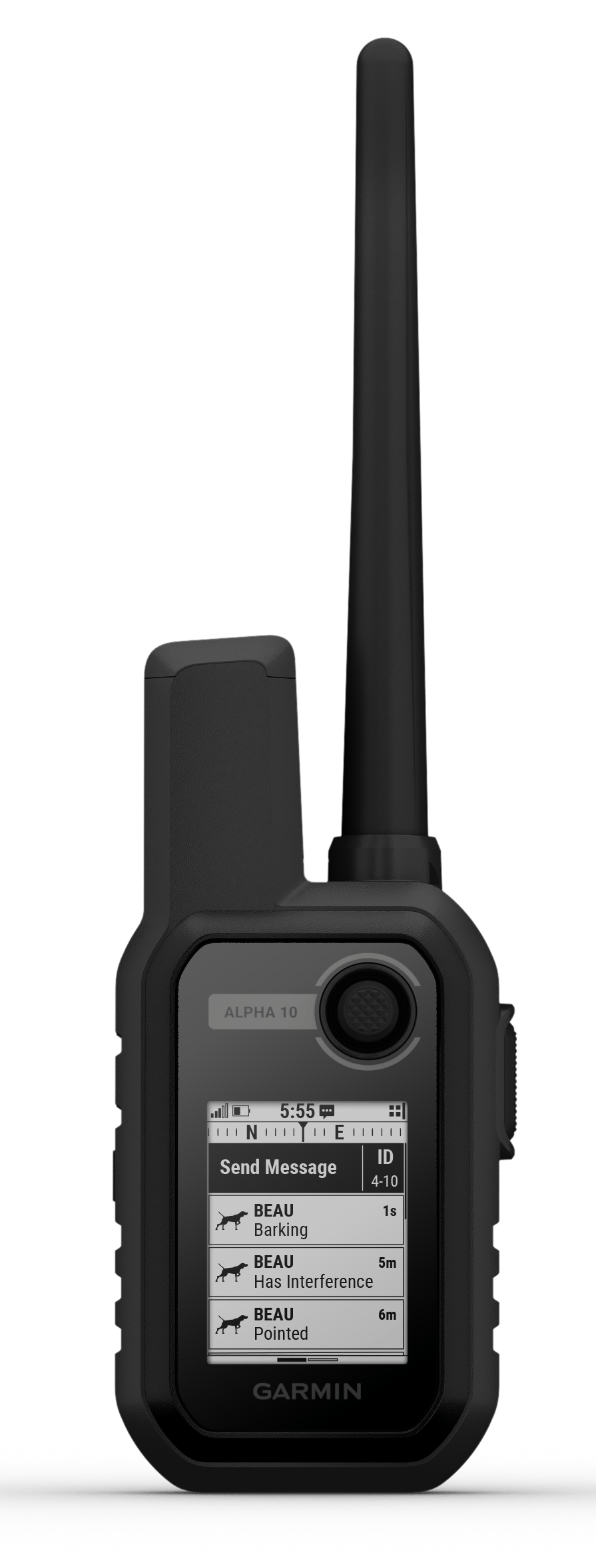 Garmin 0100229050 Alpha 10 Dog Tracker/Trainer 10 Handheld Internal Rechargeable Li-ion Battery Bluetooth/ANT+ GPS Yes