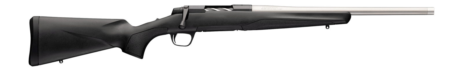 Browning 036116297 X-Bolt 2 Special LR SPR Full Size 300 PRC 3+1 22" Matte Stainless Steel Threaded Barrel, Matte Stainless Steel Drilled & Tapped Receiver, Black Adj Comb & LOP Synthetic Stock, Right
