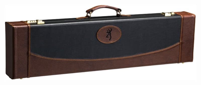 BROWNING LUGGAGE CASE O/U TO 32" BBL ENCINO II BLACK/BROWN
