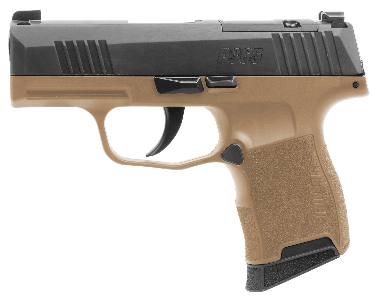 Sig Sauer 3659CTXR3P P365X Micro-Compact Frame 9mm Luger 10+1 3.10" Steel Barrel, Optic Ready/Serrated Slide, Coyote Tan Stainless Steel Frame w/Accessory Rail, Polymer Grip