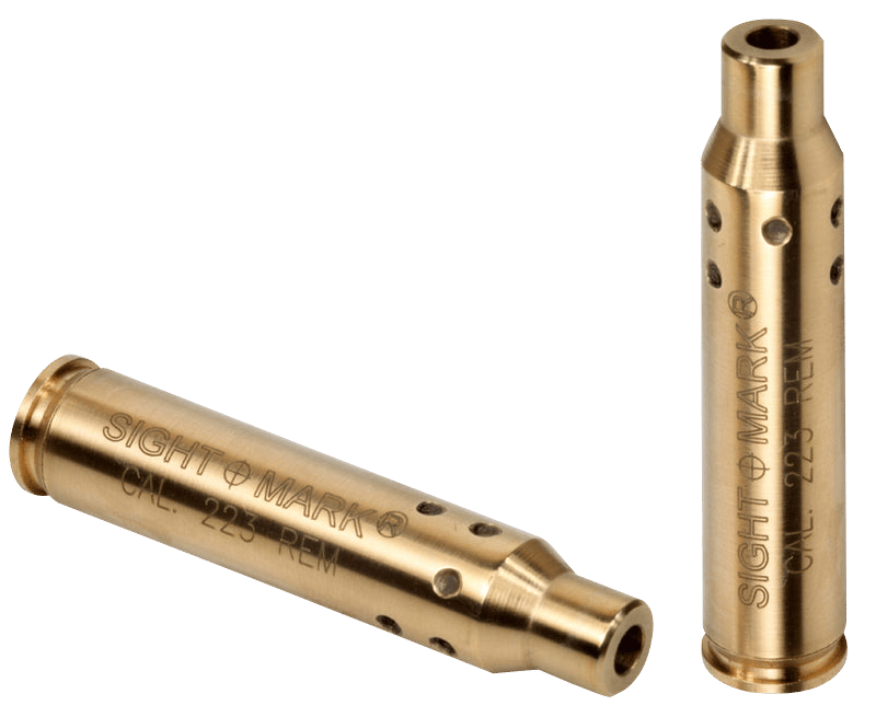 Sightmark SM39001 Boresight Red Laser for 223 Rem/5.56x45mm NATO Brass Includes Battery Pack & Carrying Case