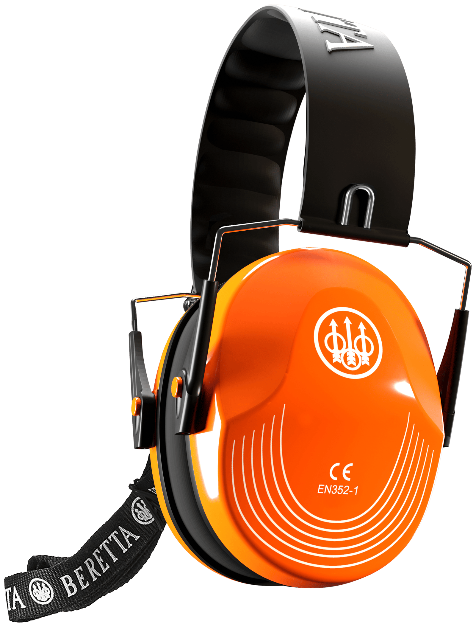 Beretta USA CF1000000204FF Safety Pro Muff 25 dB Florescent Orange/Black