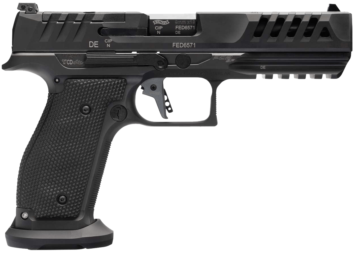 Walther Arms 2880024 PDP Match SF Full Size Frame 9mm Luger 10+1