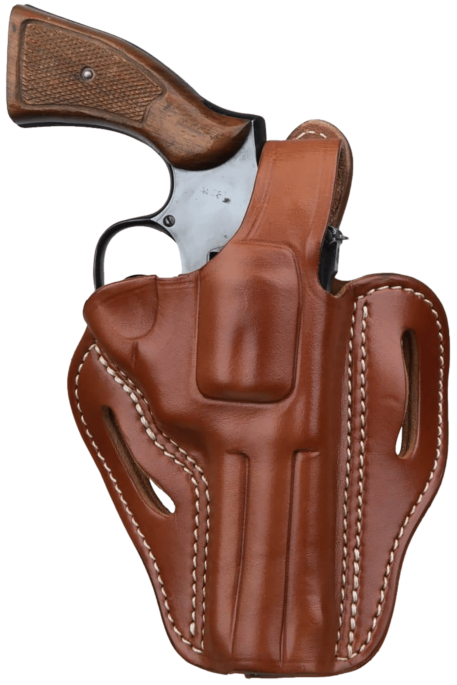 1791 Gunleather RVHX2CBRR RVHX-2 OWB Size 02 Classic Brown Leather Fits Up to 4" Barrel, K/L-Frame, Belt Slide Right Hand