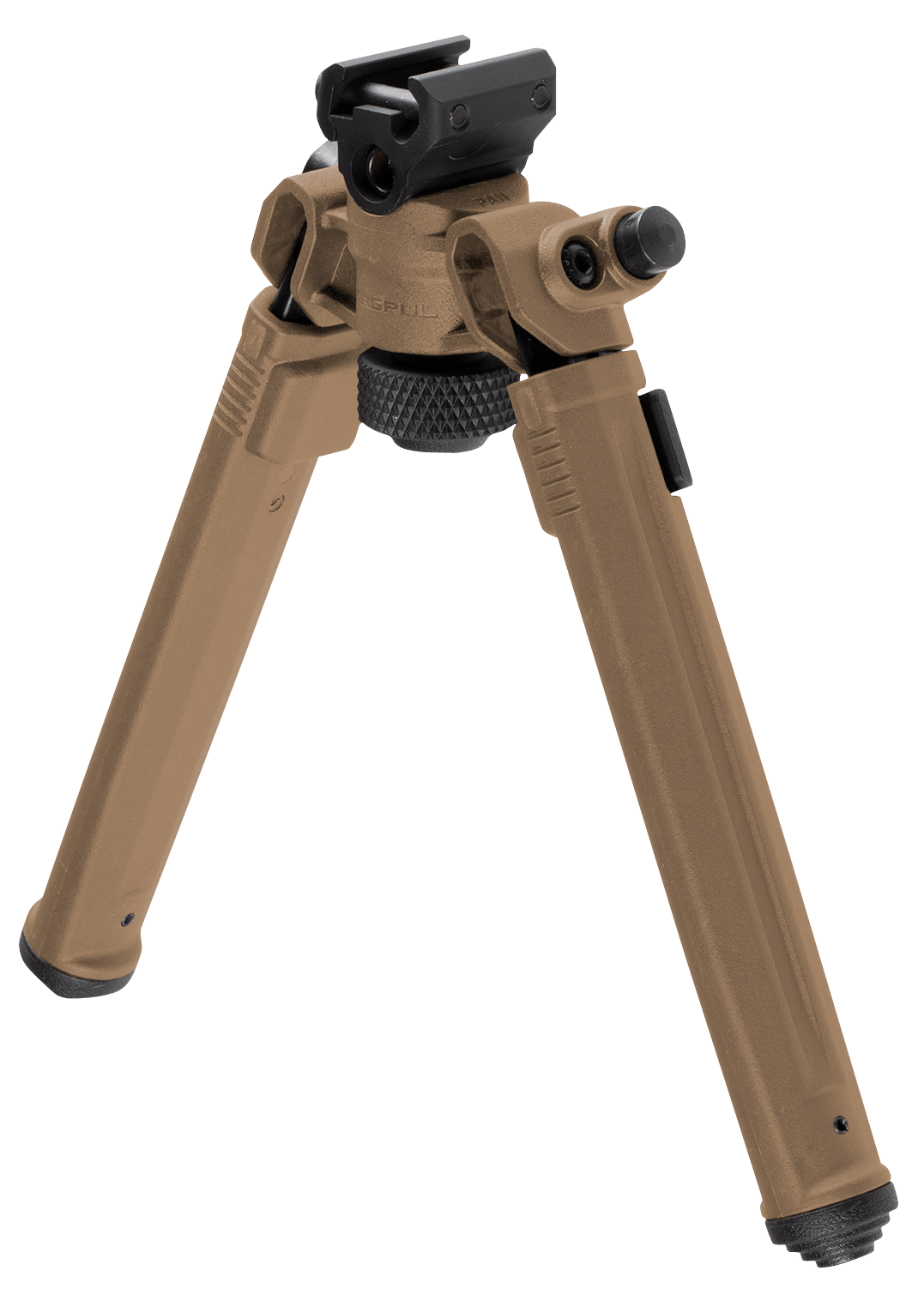 Magpul MAG941-FDE Bipod 1913 Picatinny Rail Attachment, Flat Dark Earth Mil-Spec Anodized Aluminum, 6.80-10.30" Vertical Adjustment, Rubber Feet for AR-Platform
