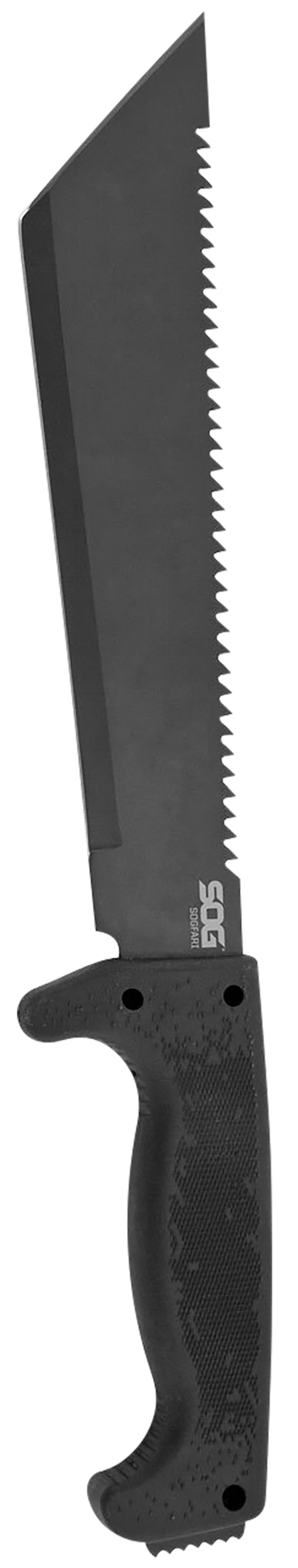 S.O.G SOG-MC04-N SOGfari 10" Black Hardcased 3Cr13MoV SS Blade Black Kraton Handle 16" Long Includes Sheath