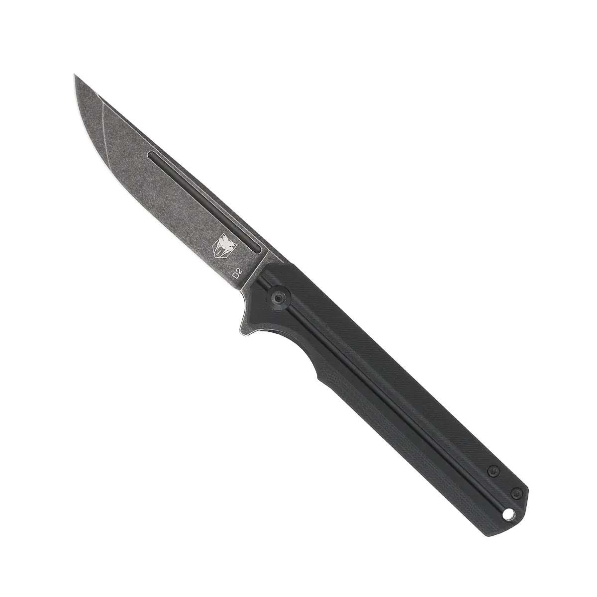 COBRATEC STREAMLINE BLACK G10 FOLDER 3.5" BLD