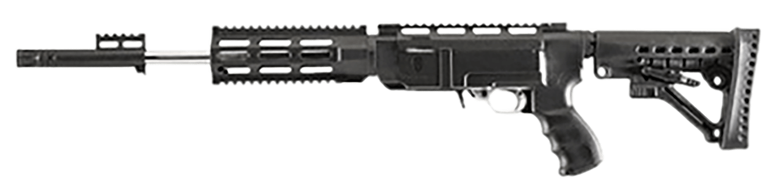 Archangel AA556RNB AR-15 Style Conversion Stock Black Synthetic 6 Position Collapsible for Ruger 10/22 (No Bayonet)