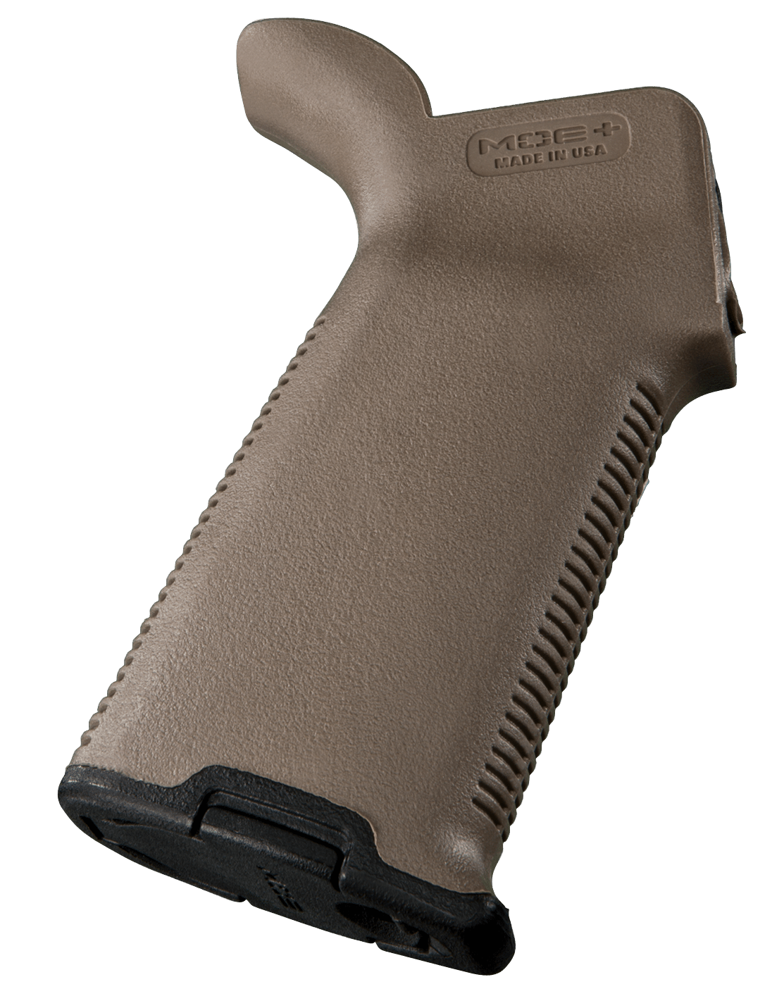 Magpul MAG416-FDE MOE+ Grip Textured Flat Dark Earth Polymer with OverMolded Rubber for AR-15, AR-10, M4, M16, M110, SR25