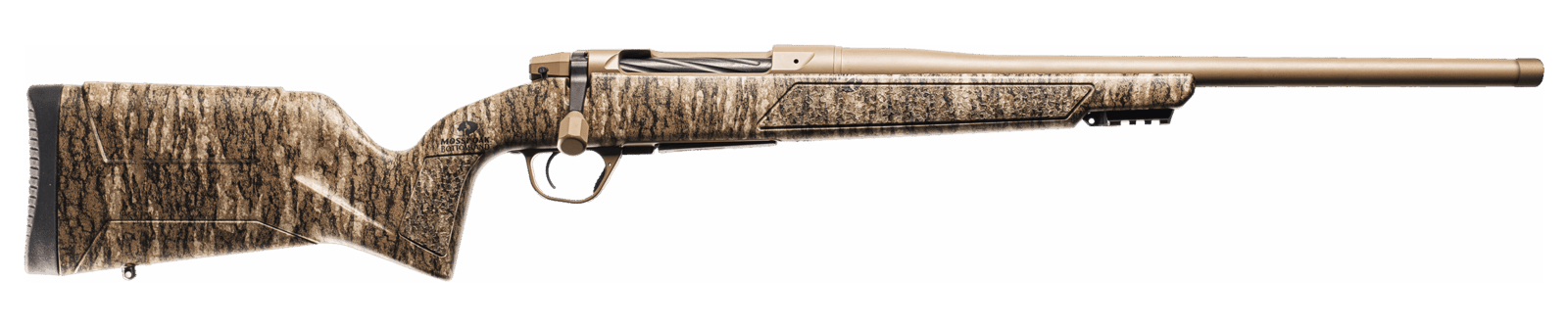 Christensen Arms 801-15038-02 Evoke Mossy Oak 7mm BC 4+1 16.25" Flat Dark Earth Cerakote Threaded Barrel, Flat Dark Earth Cerakote Drilled & Tapped Receiver, Picatinny Rail Forend, Mossy Oak Bottomlan