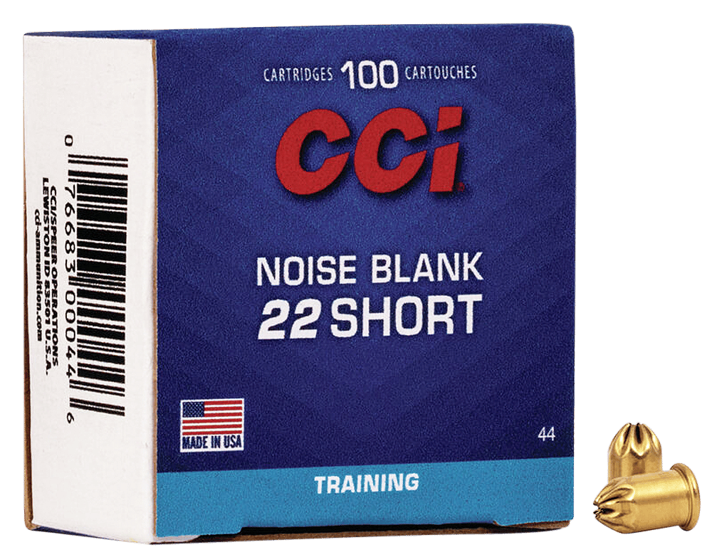 CCI 0044 Noise Blanks 22Short 100 Per Box/50 Case