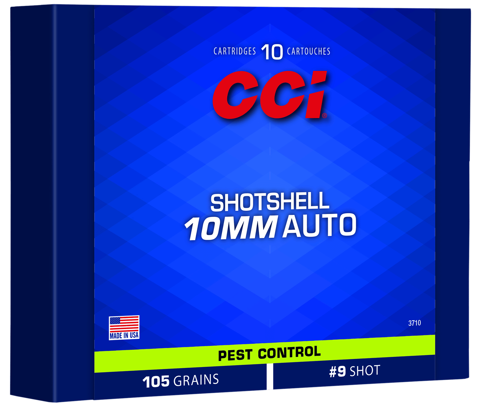 CCI 3710 Pest Control 10mmAuto 105gr 10 Per Box/20 Case