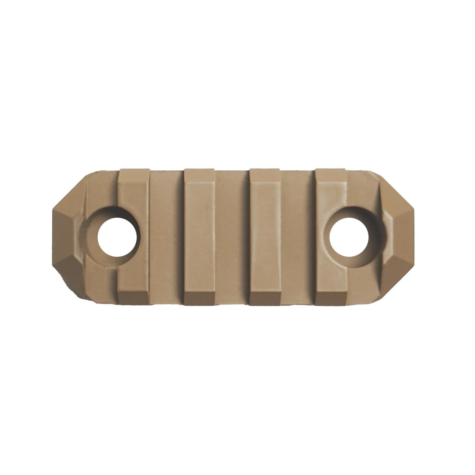 GROVTEC RAIL MLOK 5 SLOT 2.2" COY
