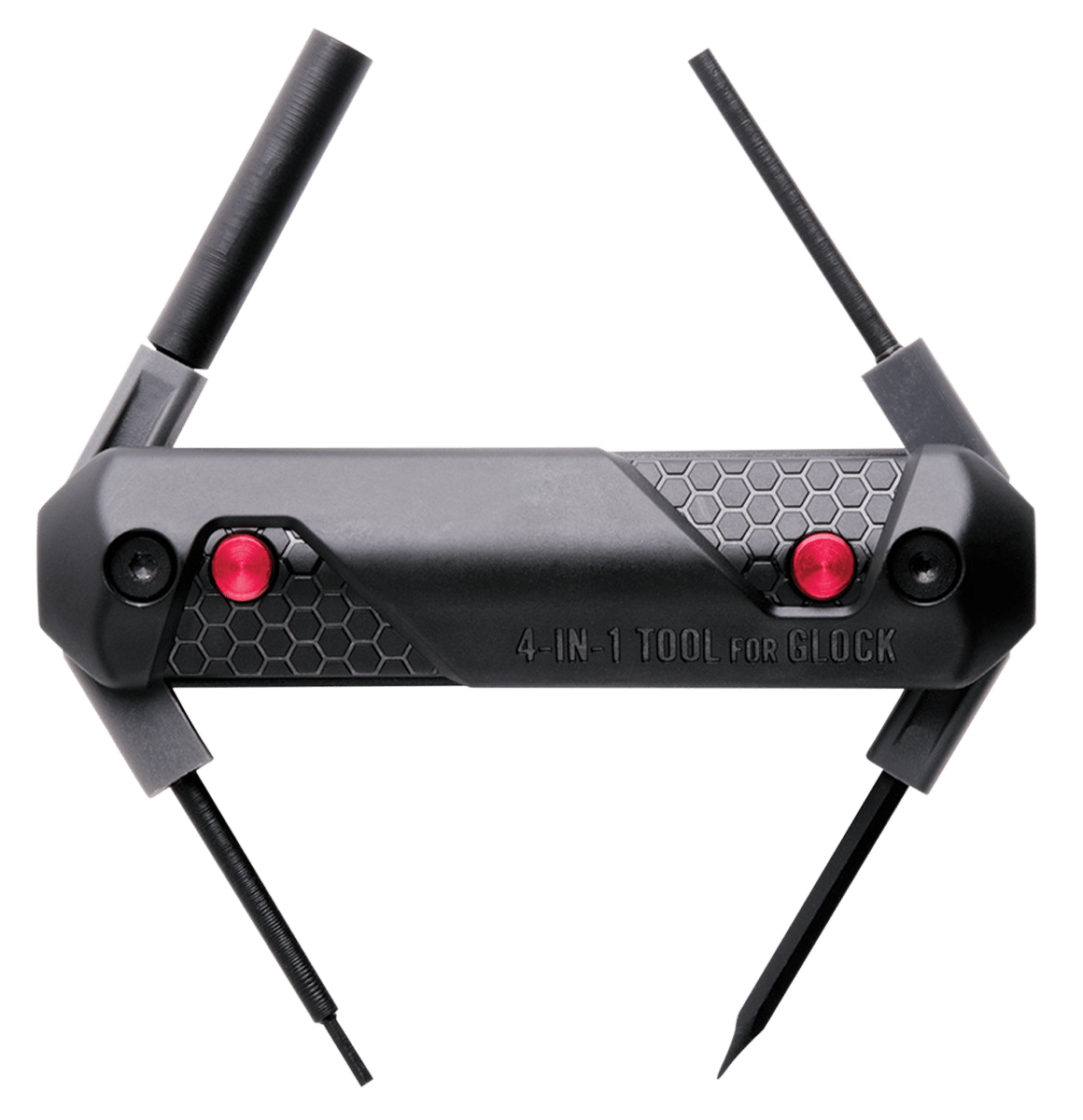 Real Avid AVGLOCK41 4-in-1 Black Handgun Tool Compatible w/Glock
