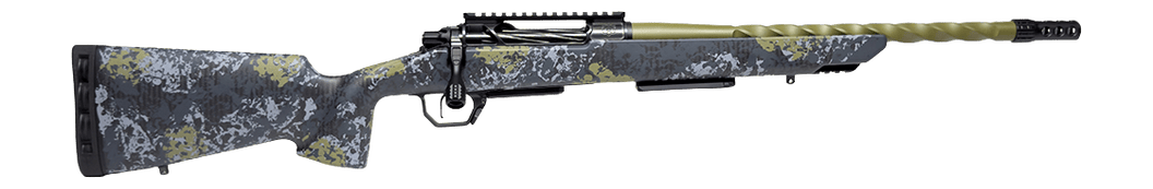 Horizon Firearms HRF-VE2-65PR-22R Venatic 2 6.5 PRC 22" Sage Green Spiral Fluted Threaded Barrel, Black DLC Receiver w/Picatinny Rail, Arca Rail Forend, Artic Moss Iota EKO X Carbon Fiber Stock