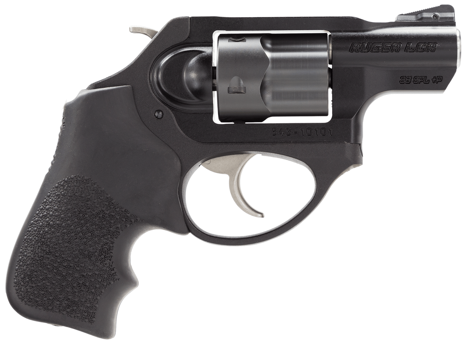 Ruger 5430 LCRx Small Frame 38 Special +P 5rd 1.87" Matte Black Barrel, Black PVD Stainless Steel Cylinder, Matte Black Aluminum Frame, Hogue Tamer Monogrip, Transfer Bar, Safety Exposed Hammer