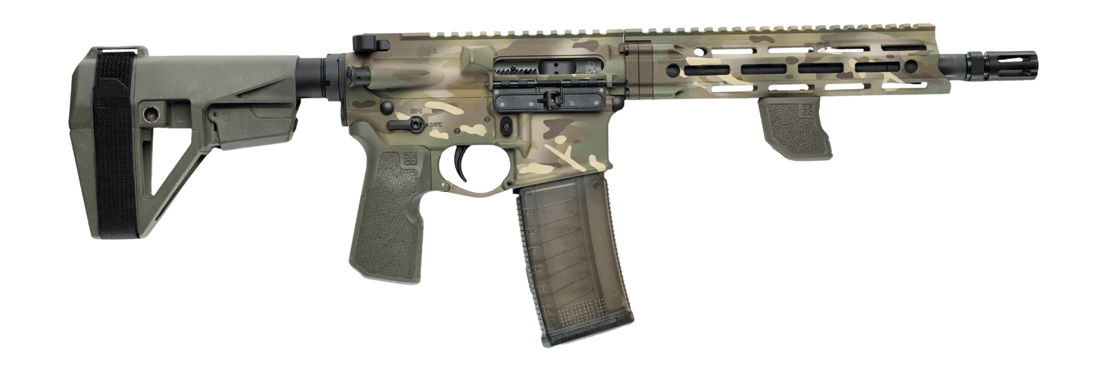 CNC Firearms CNCDWDLDV7P Daniel Defense DDM4 V7P 5.56 NATO 10.30" Threaded Barrel, Aluminum Receiver w/Picatinny Rail, M-LOK Handguard, Ambidextrous