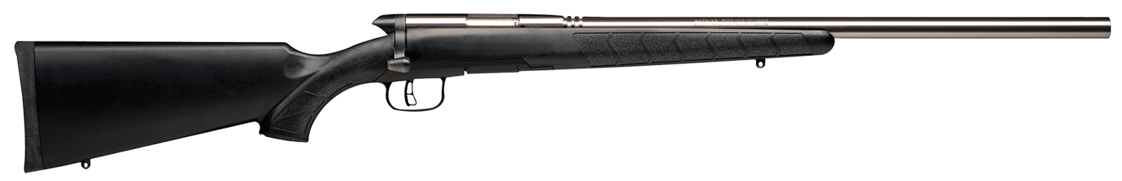 Savage Arms 96915 B.MAG Full Size 17 WSM 8+1 22" Matte Heavy Barrel, Matte Drilled & Tapped Stainless Steel Receiver, Matte Black Fixed Synthetic Stock, Right Hand