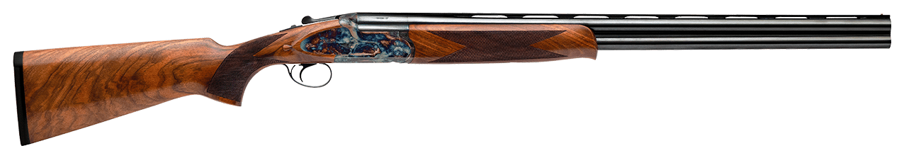 Dickinson LLC Plantation 410 Gauge Break Open 2rd 28" Vent Rib Over/Under Barrel, Case Hardened Moly-Chrome Steel Receiver, Oiled Turkish Walnut Stock