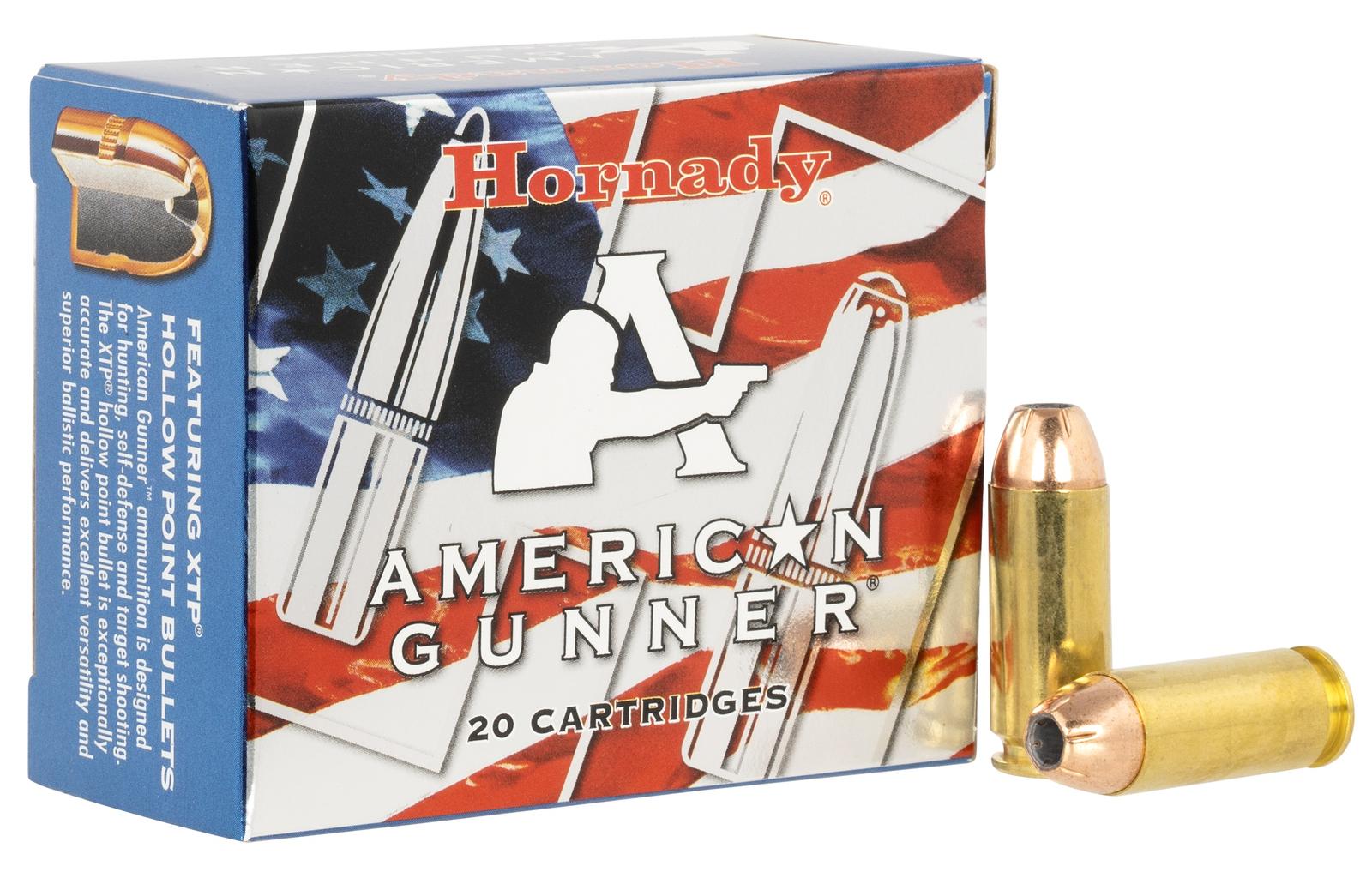 Hornady 91224 American Gunner 10mm 155gr Hornady XTP Hollow Point 20 Per Box/10 Case