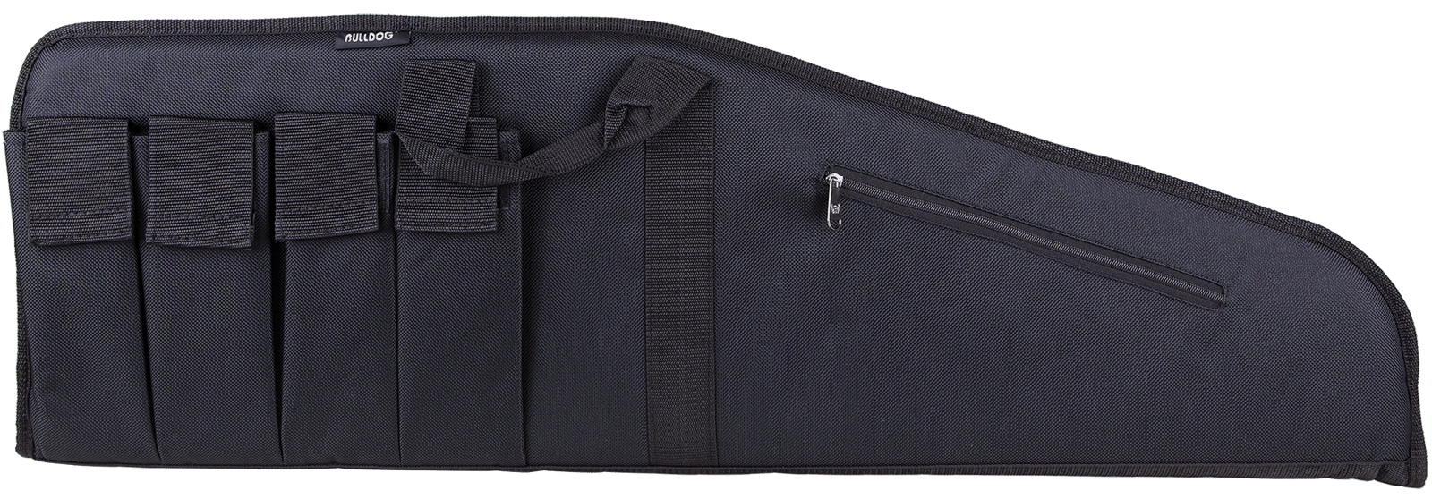 Bulldog BD422 Extreme Tactical 35" Black Water-Resistant Nylon, Tricot Lining, 4 External Velcro Magazine Pouches, Soft Padding