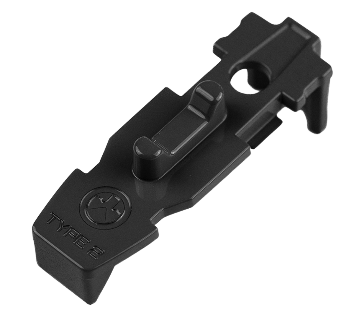 Magpul MAG804-BLK Tactile Lock-Plate Type 2 Made of Polymer w/ Black Finish & 1/8" Double Ridge for PMAG 10/20/30 AR/M4 GEN M3/AR 300 B GEN M3 Floor Plates/5 Per Pack