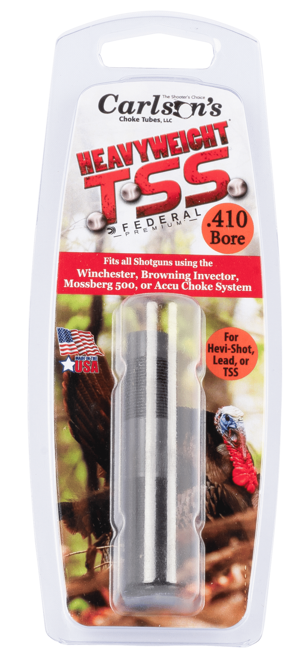 Carlson's Choke Tubes 38030 TSS Turkey Invector Stevens 301 410 Gauge Turkey 1.5" Flush Steel