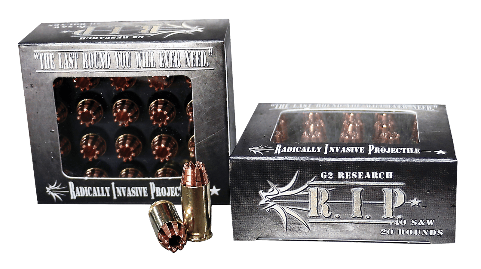 G2 Research G00003 R.I.P 40S&W 115gr Fracturing Hollow Point 20 Per Box/25 Case