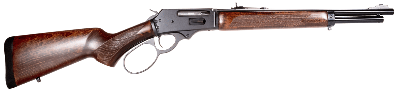 Rossi 953030161 R95 30-30 Win 5+1 16.50" Black Oxide Barrel/Rec, Fixed Hardwood Walnut Furniture, Adj. Buckhorn Sights