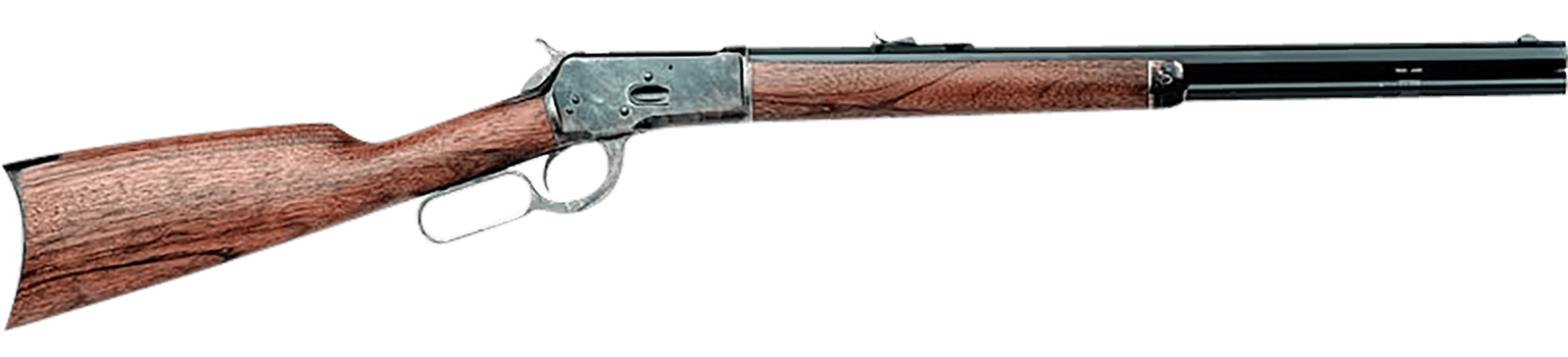 Cimarron AS611 1892 Cogburn Carbine 45 Colt (LC) 10+1 20" Blued Octagon Barrel, Color Case Hardened Receiver, Walnut Furniture